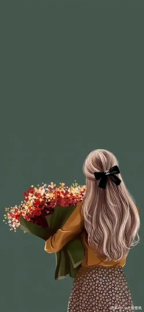 超仙的女生背影壁纸