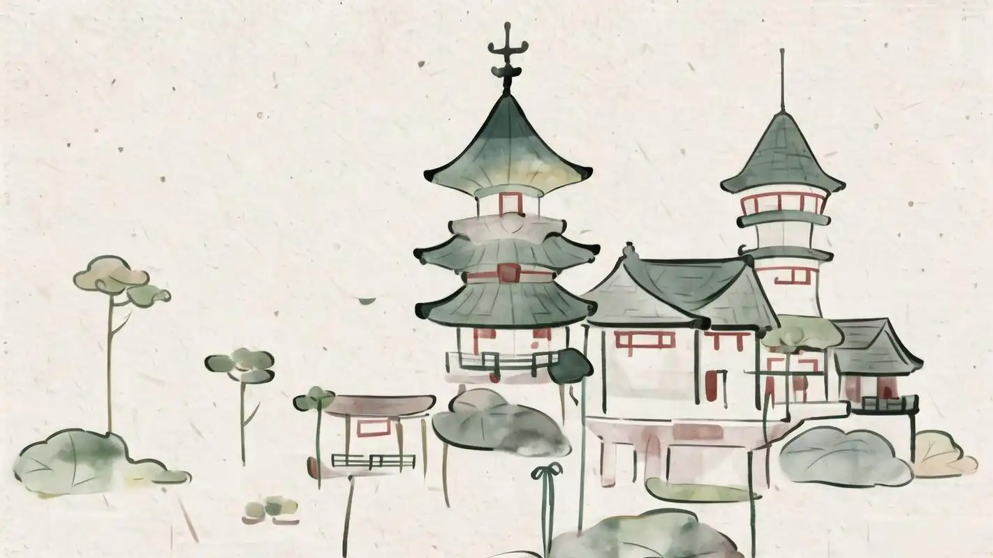 91江南风景壁纸,感受水墨画中的意境97