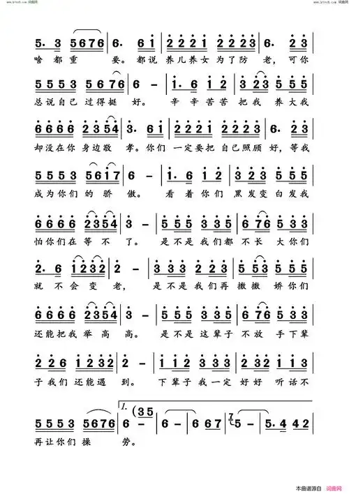 万爱千恩简谱-王琪演唱-王琪/王琪词曲-看谱啦