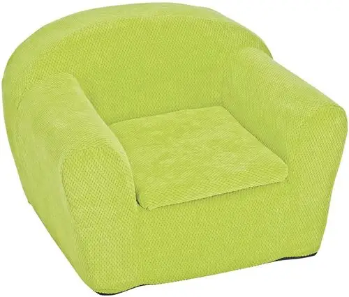 宫武制作所 儿童沙发 青柠色 幅53×奥行き42×高さ40cm(座面高:20cm)