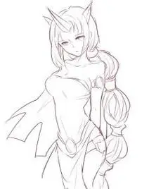 英雄联盟奶妈简笔画