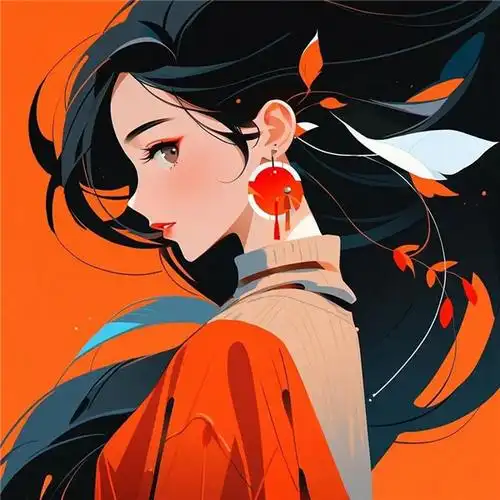 长发女生飘逸精致潮流动漫头像图片,秒变漫画女神_女生微信头像_头像