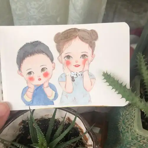 姐弟俩卡通头像可爱