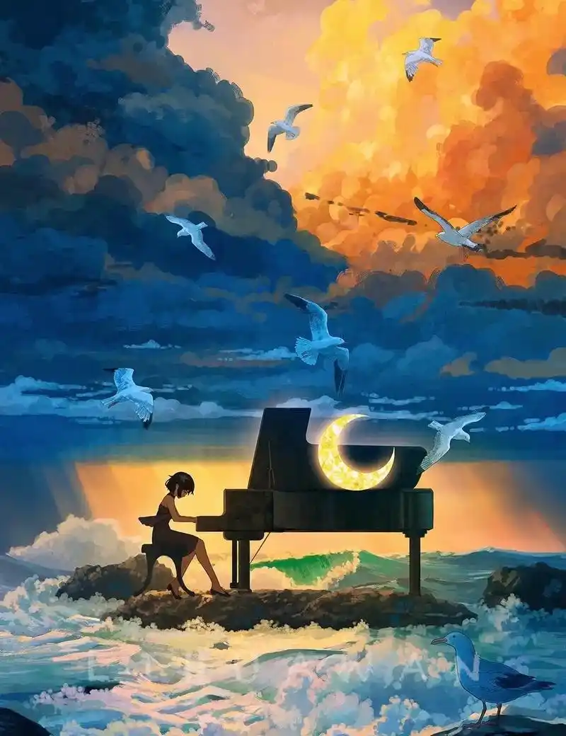 令人心动的头像壁纸文案 #超有氛围感的头像 钢琴博主必备头 - 抖音