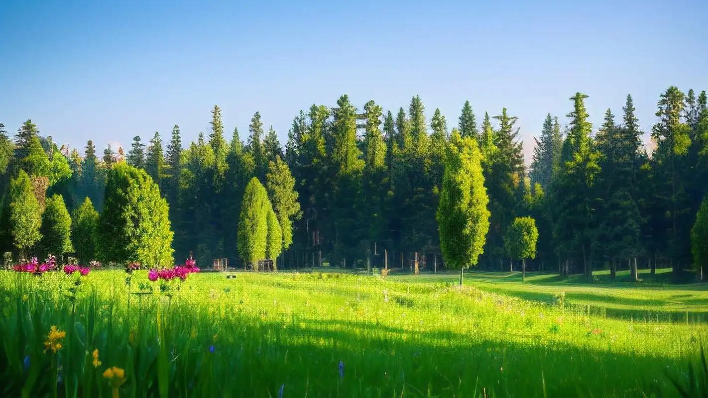 99绿色森林背景图大赏98