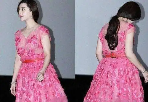 范冰冰出席活动胖到粉丝不敢认肚子被勒出痕迹被调侃像老10岁