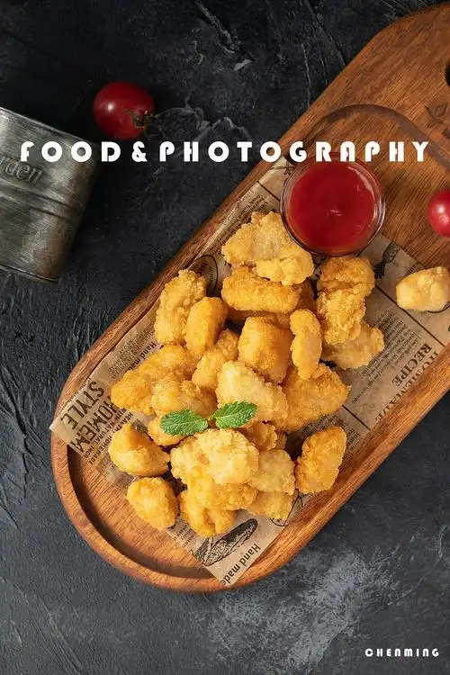 油炸美食-鸡米花 电商