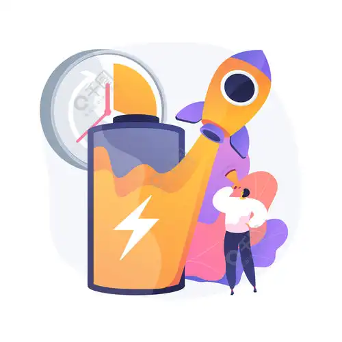 快速充电技术抽象概念矢量图快速充电技术usb快速电池充电高速智能