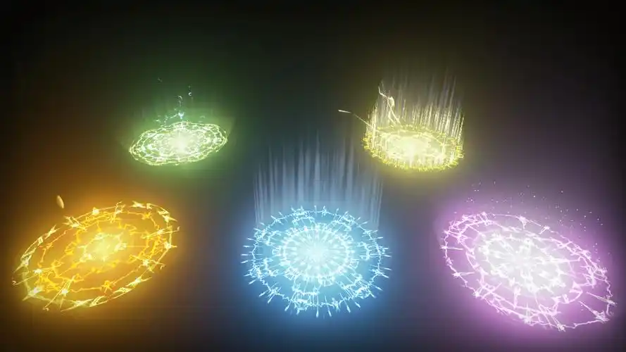 能量护罩魔法阵游戏特效 虚幻4 ue4 ky magic chant fx