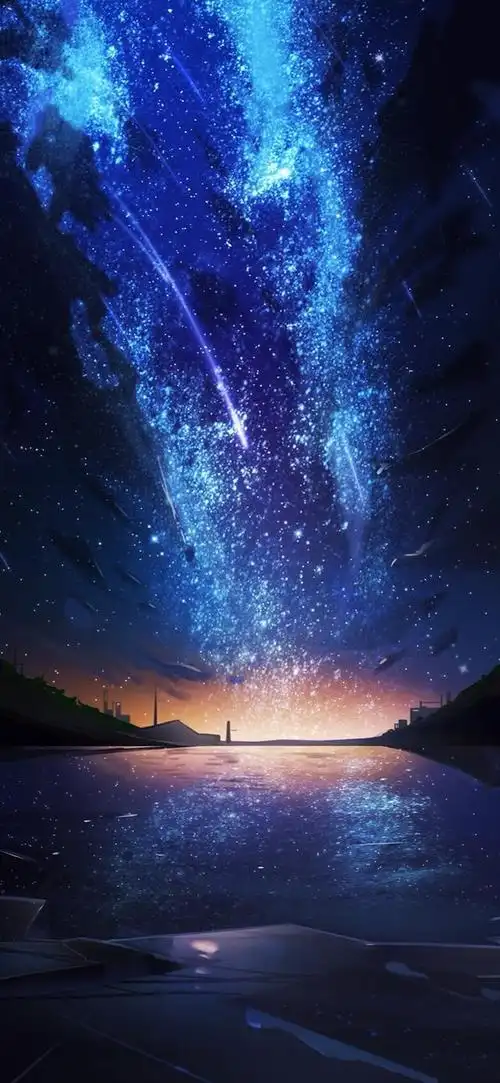 星空背景图:诗和远方,越远越脏