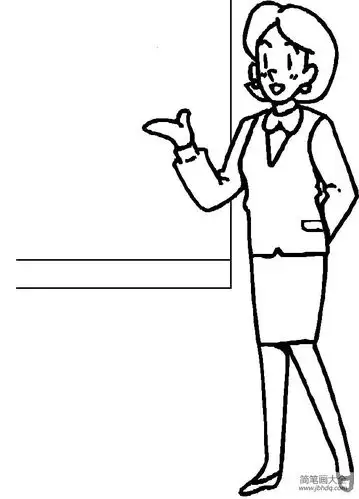 感恩老师(2)_老师简笔画-简笔画大全