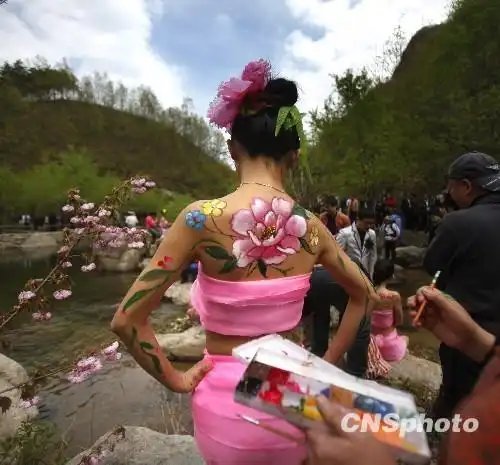 人体彩绘 群芳争艳(3)