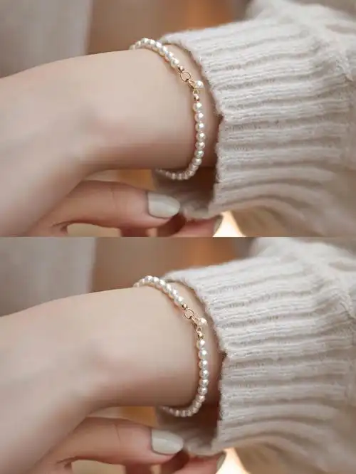 拍手叫绝60稀有尺寸mini珍珠手链高级感