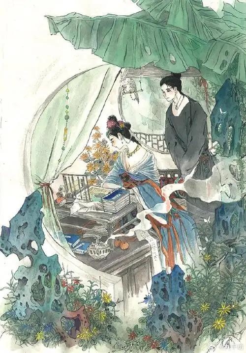 聊斋志异##手绘##插画