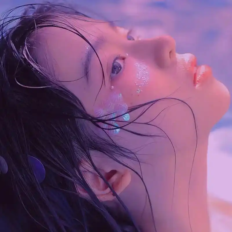 ins紫色系女生头像