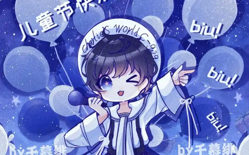 周深同人图水手服q版周星星小朋友