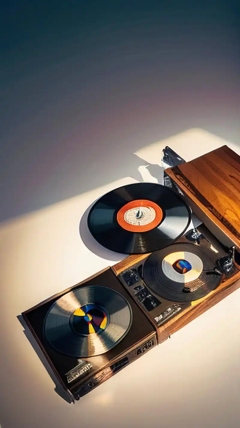 复古黑胶唱片壁纸90回到旧时光 穿越时空的隧道,用这些复古黑胶唱片