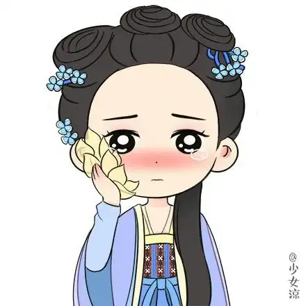 花千骨卡通绘画 小骨 骨头 赵丽颖饰