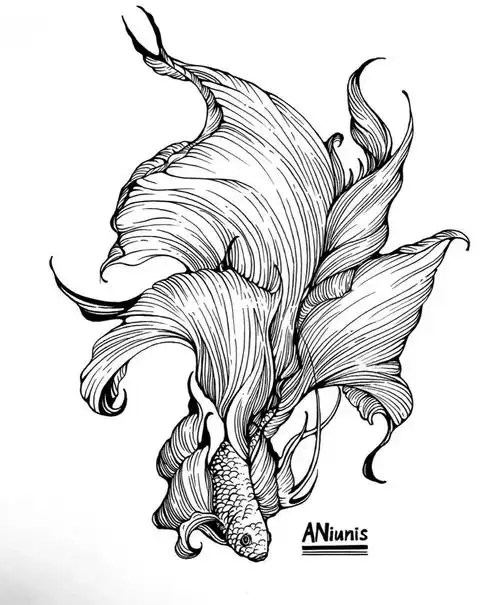 黑白线描装饰画  #考研黑白装饰画  #黑白图形创意装饰画  #黑白创意