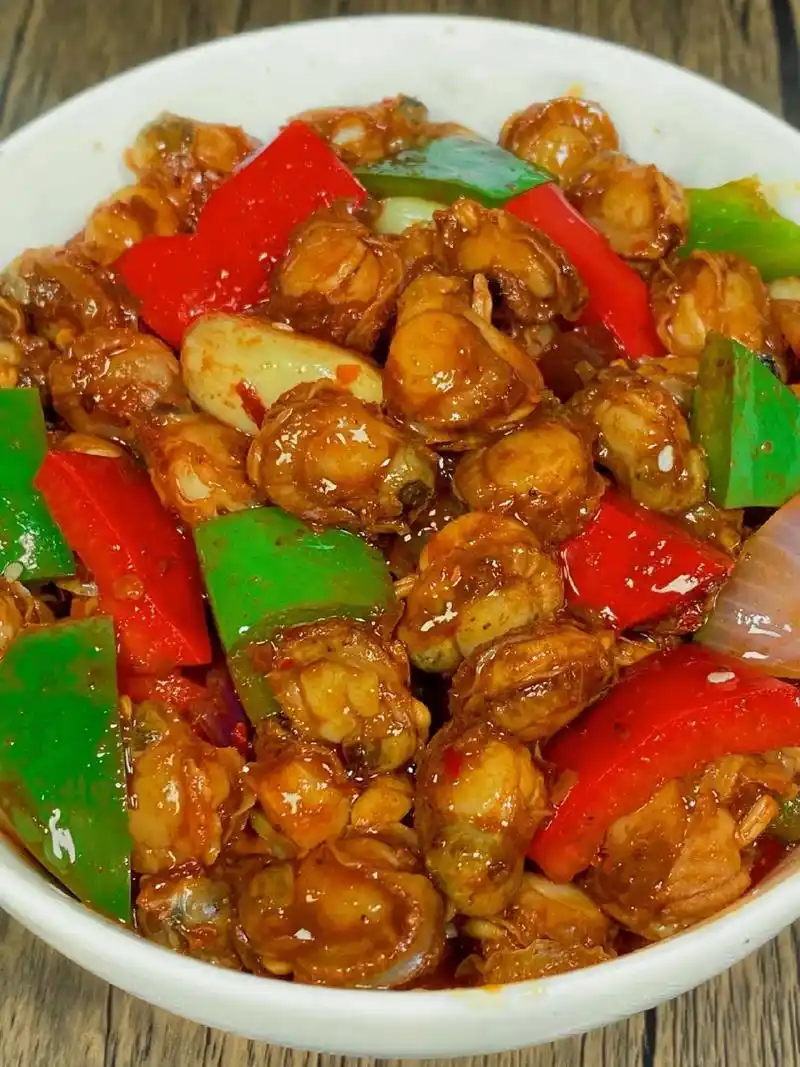 家人们快去试试这个做法的香辣扇贝肉.