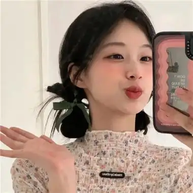 可爱又很甜的甜妹女生头像来啦,很洋气的又很好看的氛围感的女生头像