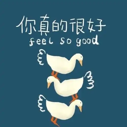 2021好看的鸭鸭励志头像