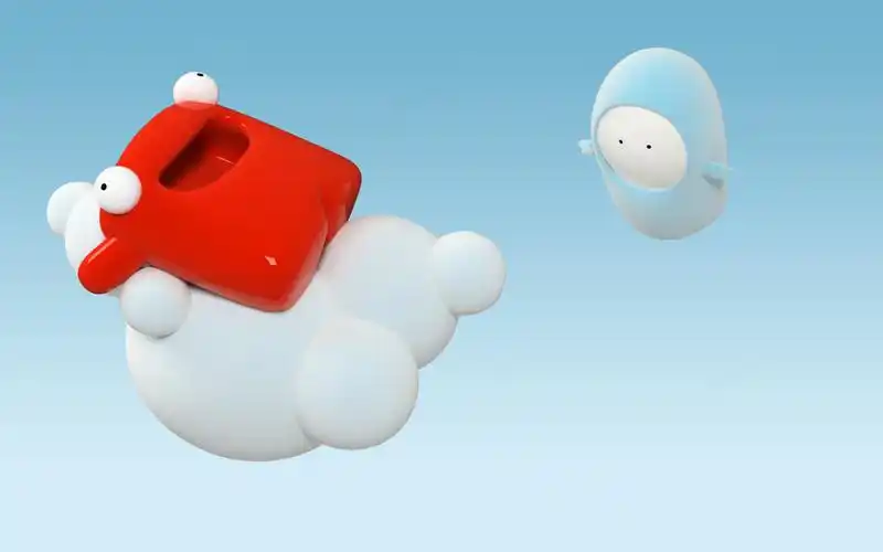 可爱3d艺术卡通壁纸