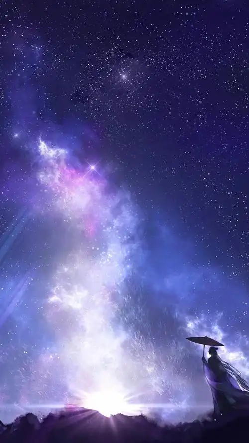 古风系唯美星空风景