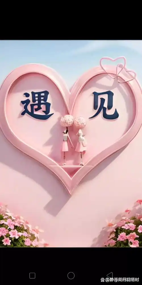 遇见你,是最美的缘分,也是一件最幸福的事情.