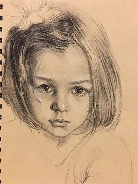 人物肖像画素描微课