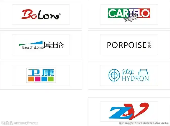 常用眼镜品牌logo图片
