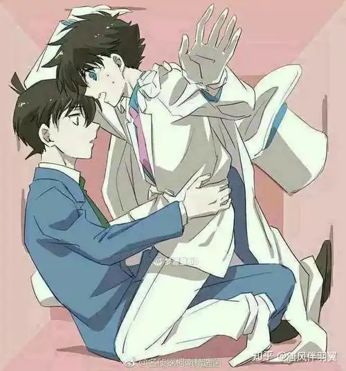 有没有基德和柯南新一也行的cp照嘿嘿嘿你们懂的吖