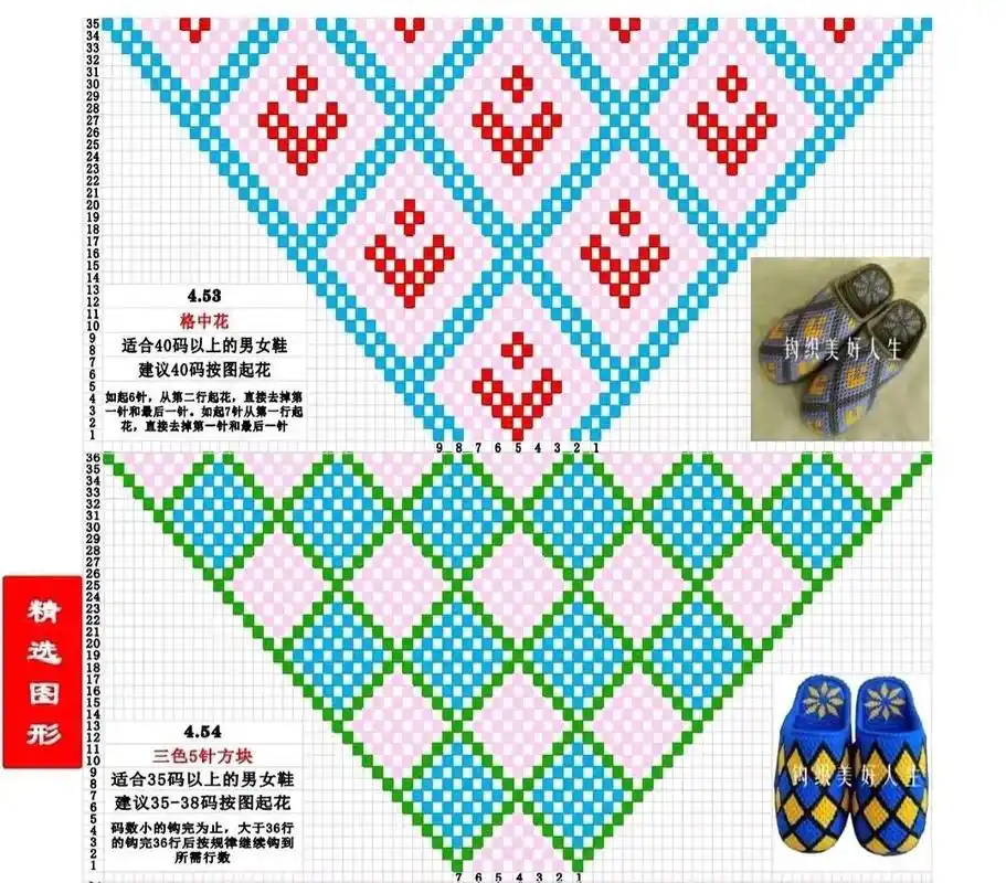 编织手工拖鞋男士花样图 - 抖音搜索