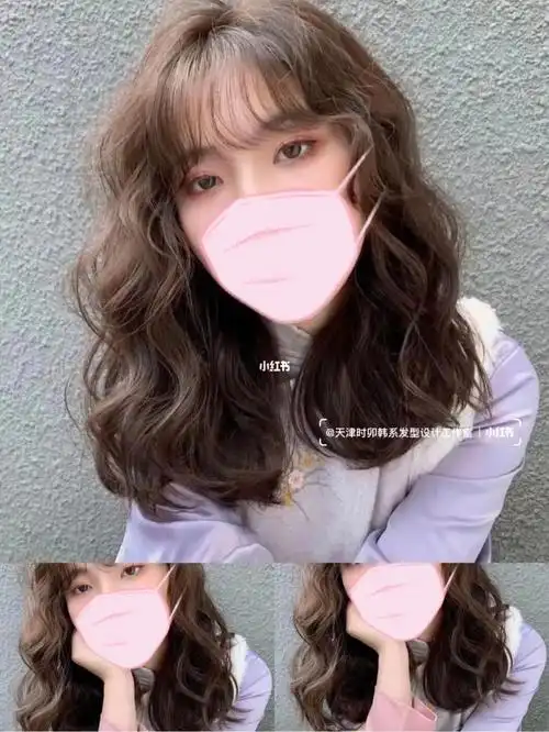 慵懒甜美烫发发型木马卷