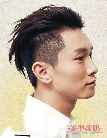莫西干小背头 帅气的莫西干