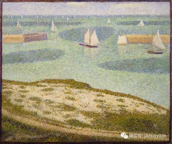 欣赏油画基础点彩画技法分析