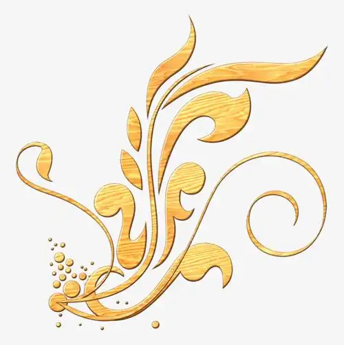 国潮中国风花纹方框背景边框装饰金色灯笼