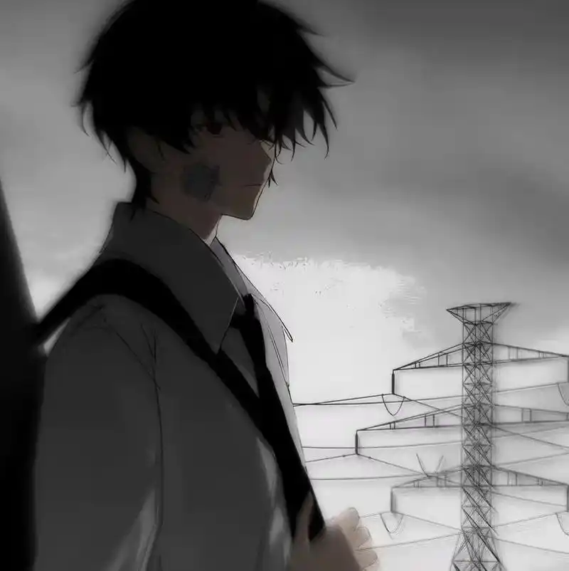 物极必反 人帅必单#动漫男头 #黑白系 - 抖音