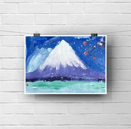 8开纸画画图片大全简单