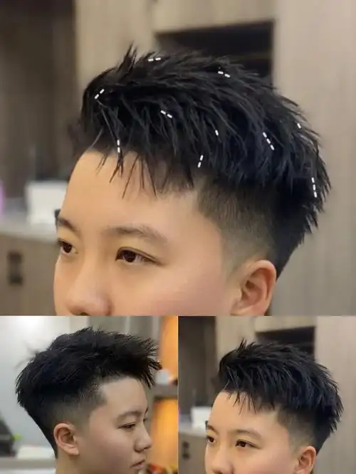 男生发型推荐:摩根三七分