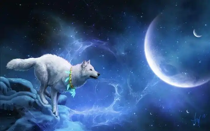 神奇的狼-设计高清壁纸 预览