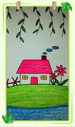 现在用你们的小巧手画出一幅美丽的春天吧!期待你的完美作品哟!