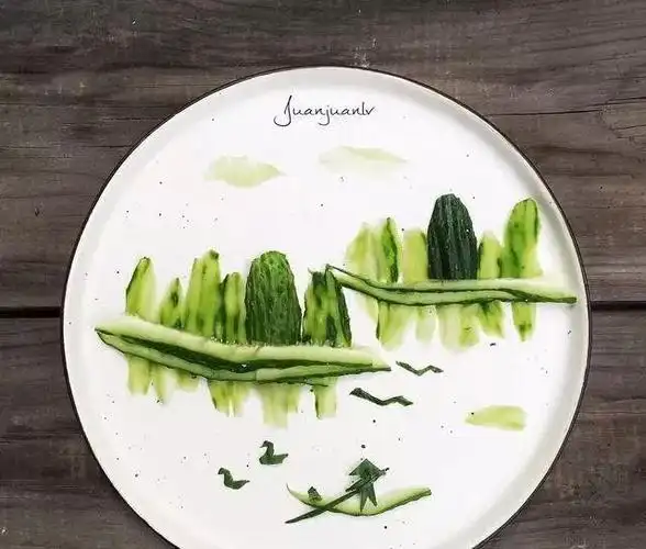 黄瓜山水拼盘