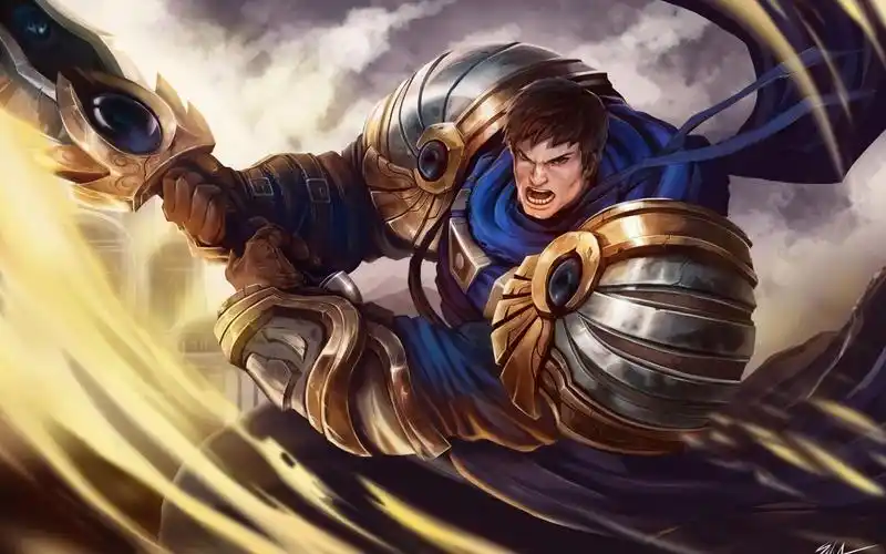 "德玛西亚,勇往直前"27杀 五杀暴击流盖伦