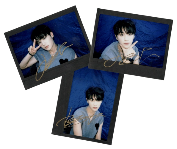 我们将随机抽取3位粉丝送出justin黄明昊独家签名拍立得.