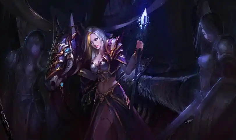 原画这是火冲这是初始英雄吉安娜这是千胜火法师吉安娜这是冰霜女巫