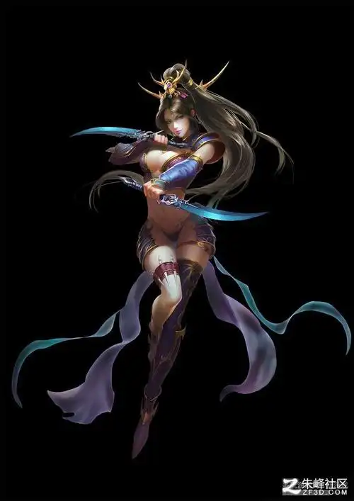 唯美中国风古风设计_cg作品_朱峰社区3d新闻