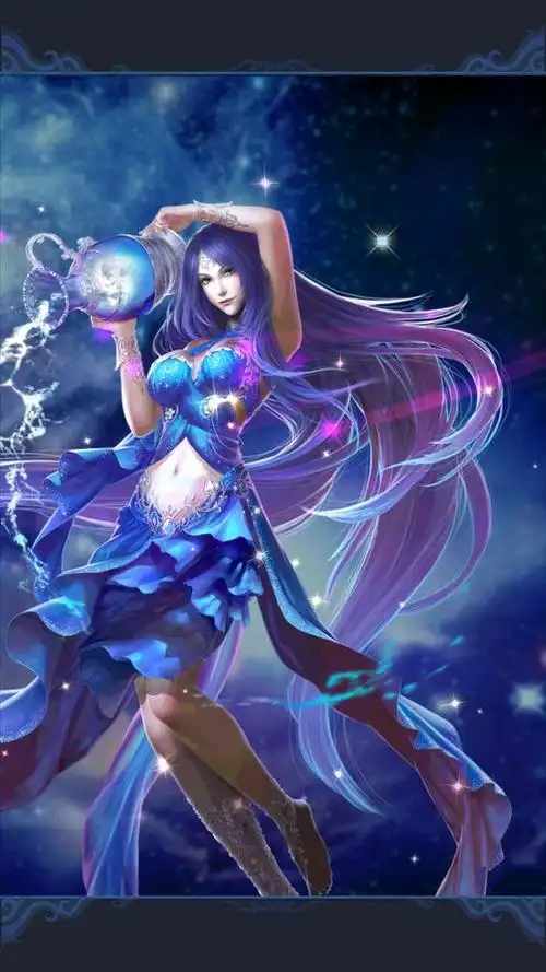 优雅的水瓶座仙女.