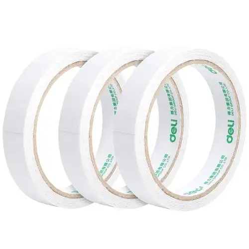 胶带强力双面胶得力绵纸性强纸粘双面批发强力胶胶带