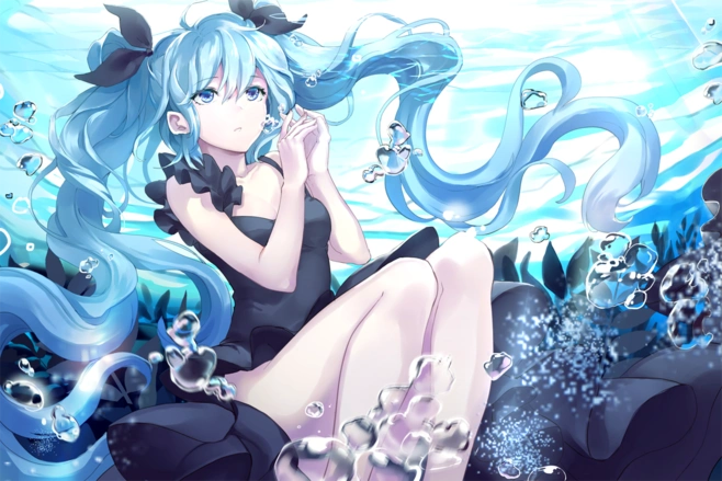 miku深海少女可放大初音二次元